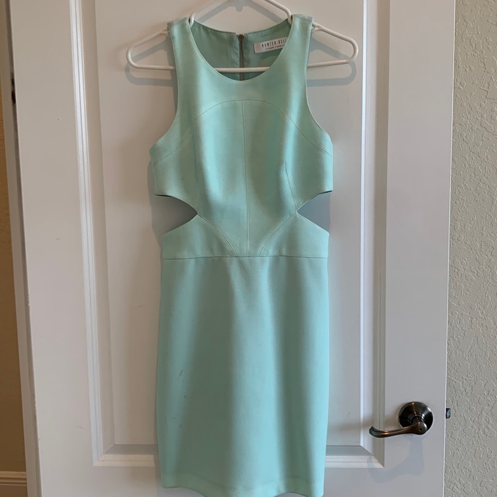 Hunter Bell New York side cut out mini dress